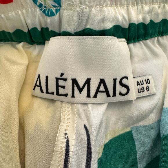 Alemais Soleil Silk Pants Ivory - Picture 11 of 12